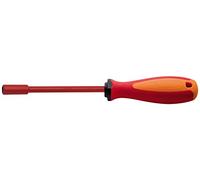 Unior Socket Wrench with VDE TBI Handle: Red 10mm