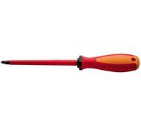 Unior TBI 613VDETBI Electrician's Screwdriver with 3-Component Handle, PH3 x 150 mm, Pack of 1