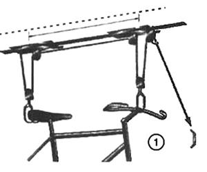 Unior URT668 Bike Lift - Black