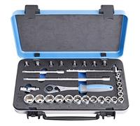 Unior URT729 Socket Set - Blue, 3/8 inch