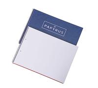 Unipapel 37002498 Drawing Block with Box, Papyrus, Extended Folio Size, White Paper, 160 g, Micro-Perforated, 2 Drills, FSC Certified