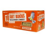 Unipet Mealworm & Insect Suet Blocks Value 10 Pack