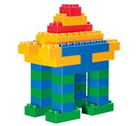 UNiPLAY Flexible Building Blocks - 120 Pieces Jumbo Stackable Multicolour for Early Cognitive Development and Creative Play - From 3 Months