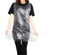 UniPleased Disposable Aprons (50 Count), 24" X 37" Clear Poly Disposable Aprons, Aprons for Commercial or Household.50 Count…