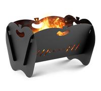 Uniprodo Fire bowl - 40 x 30 x 26 cm - interlocking UNI_FP_100