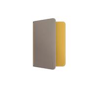 UNIQ BELMONT PASSPORT HOLDER WITH RFID-BLOCKING, FLINT GREY/CANARY YELLOW, Passport Holder, Wallet