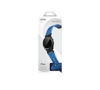UNIQ FLUO for Garmin Watch Band 22mm - Magnetic Silicone Strap with Removable Connector, Secure Adjustable Fit for Garmin Smartwatch - Blue