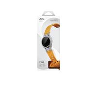UNIQ FLUO for Garmin Watch Band 26mm - Magnetic Silicone Strap with Removable Connector, Secure Adjustable Fit for Garmin Smartwatch - Orange