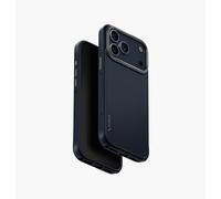 UNIQ KEVA for iPhone 17 Pro Max Case (Navy) Slim Minimalist Kevlar Phone Case