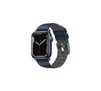 UNIQ Linus Airosoft Silicone Slim Waterproof Watch Strap Compatible with Apple 49/45/44/42MM - Blue