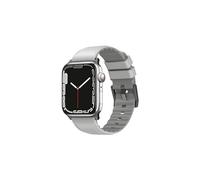 UNIQ Linus Airosofy Silicone Strap for Apple Watch 45 mm 44 mm 42 mm Chalk Grey Grey, grey