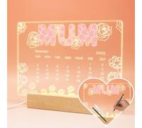 Uniqicon Gifts for Mum from Husband, Acrylic Mum Plaque Presents with Writing Pens, Christmas Gifts for Best Mum, Mother in Law
