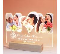 Uniqicon Mothers Day Gifts Mother in Law Gifts for Mom Thankgiving Gifts Custom Acrylic Photo Frame Plaque Desk Decorative Sign Present for Home Room Office