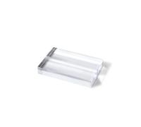 UNIQOOO 3" Clear Acrylic Stand |60 Pack 3mm Slot Wedding Sign Holders, Perfect for Wedding, Table Number, Exhibition, Office, Restaurant, Business