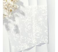 UNIQOOO 50 Pack White Grace Bloom Vellum Jackets for 5x7 Invitations, 115GSM Pre-Folded Vellum Paper, for Wedding Invitations Wraps, Vintage Theme Wedding & Events