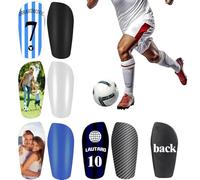 Uniqora Custom Shin Guards Football, Personalised Football Shin Guard with Image/Texts - Lightweight,Durable and Comfortable, Essential for Players of All Levels