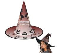 Uniqora Custom Witch Hat Wicked, Personalised Women Halloween Witch Hat, for Party Masquerade Cosplay Costume Accessory, Masquerade Style Wide Brim Gandalf Halloween.