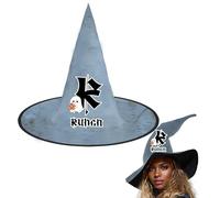 Uniqora Personalised Women Halloween Witch Hat, Custom Witch Hat Wicked, for Party Masquerade Cosplay Costume Accessory (Style 2)