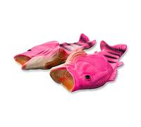 Uniqstore Sandals Tricky Fish Funny Flops Slippers Fish Slippers Creative Fish Style Beach Shoes Simulation Fish Beach Slippers for Men Women Kids Unusual Gifts Pink