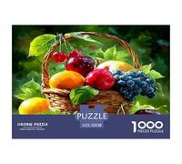 Unique 1000 Piece Jigsaw Puzzle - Fruit Series Various Fruits, Impossible Hard Difficult Challenging Puzzles, Unique Home Decor, Birthday Gifts for Children Boys Girls 52x38cm/1000pcs