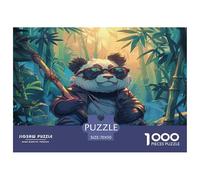 Unique 1000 Piece Jigsaw Puzzle - Panda Artistic Animals, for Stress Relief & Fun, for Home Decor, Birthday Gifts for Children Boys Girls 70x50cm/1000pcs