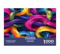 Unique 1000 Piece Jigsaw Puzzle - Psychedelic Graffiti Artistic Patterns, Impossible Hard Difficult Challenging Puzzles, Unique Home Decor, Birthday Gifts for Children Boys Girls 70x50cm/1000pcs
