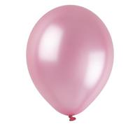 Unique 14703 Pearlized Latex Balloons-30 cm-Hot Pink Colour-50 Count (Pack of 1)
