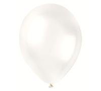 Unique 14713 - Pearlized Latex Balloons - 30 cm - White Colour - 50 Count (Pack of 1)