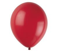 Unique 14717 - Latex Balloons - 30 cm - Red Colour - 50 Count (Pack of 1)