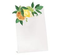 Unique 16389 Place Cards-Citrus Fruit Summer Party-6 Count (Pack of 1), Multicolour