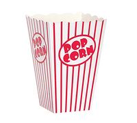 Unique 19577 Popcorn Boxes-10 Count (Pack of 1), Multicolour