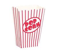 Unique 19578 Small Popcorn Boxes-8 Count (Pack of 1), Multicolour