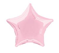Unique Party 53329 - 20" Foil Pastel Pink Star Helium Balloon