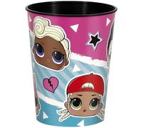 Unique 23797 Large Plastic Cup-473 ml- LOL Surprise Party, Multicolour