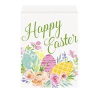 Unique 24819 Paper Treat Bags-Watercolour Pastel Easter Party-Pack of 8, Multicolour