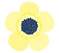 Unique 39783 Flower Shaped Paper Placemats-Pastel Floral Spring Party-Pack of 8