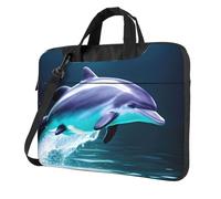 Unique 3d Animal Dolphin Print Laptop Briefcase Bag Laptop Shoulder Sleeve Bag Computer Bags For 13/14/15.6 Inch