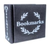 Unique 3D Bookmark Stand Space Saving Desktop Organizer Bookmark Storage Container Office Study Desk Decoration Lightweight Desk