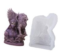 Unique 3D Lioness Wing Masked Female Silicone for Making Soap Crafting and Home Decoration Handcrafted Supplies