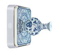 Unique 3D Paper Sculpture Calendar Designed with Blue and White Ceramic Concept Great for Study Area Display and Presents Specialty Paper Calendar