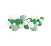 Unique 40936 Latex Balloon Arch Kit-White, Ivory & Matt Green Colours-Botanical Spring Party