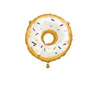 Unique 54986 Giant Foil Donut Balloon-58 cm, Multicolour