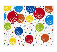 Unique 62994 Multicolor Photobooth 1 Pc Party Photo Booth Backdrop-1.5 m x 1.2 m-Balloon Cheer Design, Multicolour