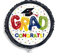 Unique Party 73747 18" Foil Letter Balloon Graduation Balloon