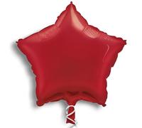 Unique 77989 Foil Star Shaped Balloon-45 cm-Red