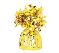 Unique 85647 Foil Balloon Weight-Classic Gold Colour-1 Count (Pack of 1)