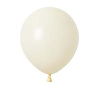 Unique 88203 - Latex Balloons - 30 cm - Ivory Colour - 50 Count (Pack of 1)