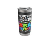 Unique Aba Therapy Inspired Designs for Behavior Therapists Stainless Steel Insulated Tumbler
