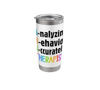 Unique Aba Therapy Inspired Designs for Behavior Therapists Stainless Steel Insulated Tumbler
