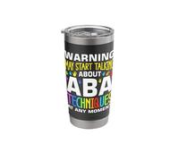 Unique Aba Therapy Inspired Designs for Behavior Therapists Stainless Steel Insulated Tumbler